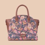 Konkona City Satchel Bag - Paisley Print - Image 4