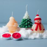 Winter Candles Set of  5