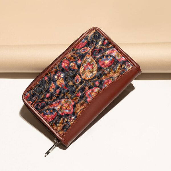 Paisley Print Chain Wallet
