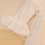 Poshaak Schiffli Ruffle Baby Girl Dress - Image 4