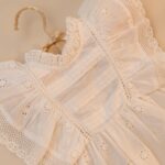 Poshaak Schiffli Lace Baby Girl Dress - Image 4