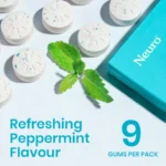 Neuro Energy & Focus Caffeine Gums – Peppermint - Image 2