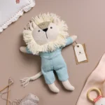 Baby Forest Cuddly Buddies Baby Simba Soft Toy – Handmade & Safe Plush Toy for Babies