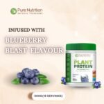 Pure Nutrition Plant Protein Powder Berry Blast 500g – Vegan Protein with Omega 3 & Enzymes - Image 3