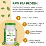 Pure Nutrition Pea Protein Isolate Powder 1Kg | 100% Pure Plant-Based Protein for Men & Women | 25.5g Protein & 4g BCAA | Ideal for Muscle Growth, Recovery & Vegan Diet - Image 5
