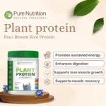 Pure Nutrition Plant Protein Powder Berry Blast 500g – Vegan Protein with Omega 3 & Enzymes - Image 6
