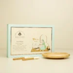 Baby Forest Laad Dulaar Bamboo Baby Feeding Plate – Round Shape Eco-Friendly Kids Plate - Image 3