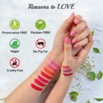 Iba Pure Lips Moisture Rich Lipstick-A55 Peach Sparkle, 4 g - Image 6