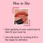 Iba Pure Lips Moisture Rich Lipstick-A55 Peach Sparkle, 4 g - Image 7