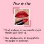 Iba Pure Lips Moisture Rich Lipstick-A65 Ruby Touch, 4 g - Image 6