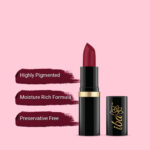 Iba Pure Lips Moisture Rich Lipstick-A68 Mystery Red - Image 5