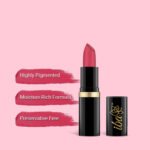 Iba Pure Lips Moisture Rich Lipstick-A80 Pink Blush, 4 g - Image 4