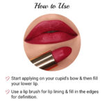 Iba Pure Lips Long Stay Matte Lipstick-M09 Berry Punch, 4 g - Image 7