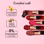 Iba Pure Lips Long Stay Matte Lipstick-M06 Bold Red, 4 g - Image 5