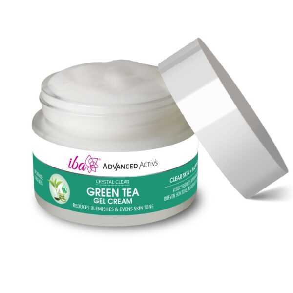 Iba Advanced Activs Crystal Clear Green Tea Gel Cream, 50 g