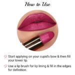 Iba Pure Lips Long Stay Matte Lipstick- M04 Wild Magenta, 4 g - Image 7