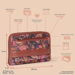 ZOUK Paisley Print Classic Zipper Wallet – Vegan Leather Women’s Wallet - Image 5