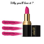 Iba Pure Lips Long Stay Matte Lipstick-M12 Pink Orchid, 4 g - Image 4