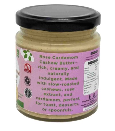 rose cardamom cashew butter india