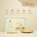 Baby Forest Laad Dulaar Bamboo Baby Feeding Plate – Round Shape Eco-Friendly Kids Plate - Image 5