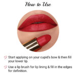 Iba Pure Lips Long Stay Matte Lipstick-M11 Ruby Blossom, 4 g - Image 7