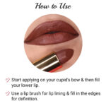 Iba Pure Lips Long Stay Matte Lipstick-M03 Toffee Brown, 4 g - Image 7