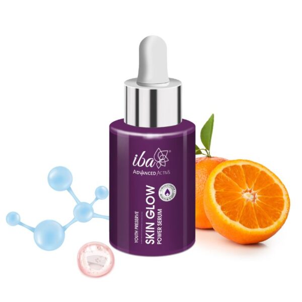 Iba Advanced Activs Vitamin C + Hyaluronic Acid Skin Glow Power Serum, 30 ml