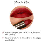 Iba Pure Lips Long Stay Matte Lipstick- M21 Urban Red, 4 g - Image 8