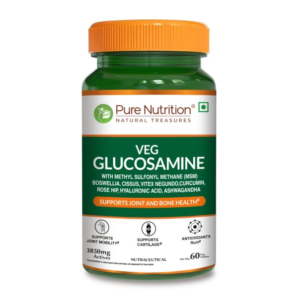 Veg Glucosamine with MSM – 60 Tablets