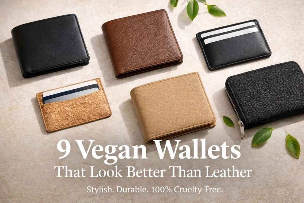vegan leather wallets collection stylish cruelty free wallets 2026