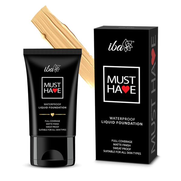 Iba Must Have Waterproof Liquid Foundation - Cool Vanilla, 30 ml