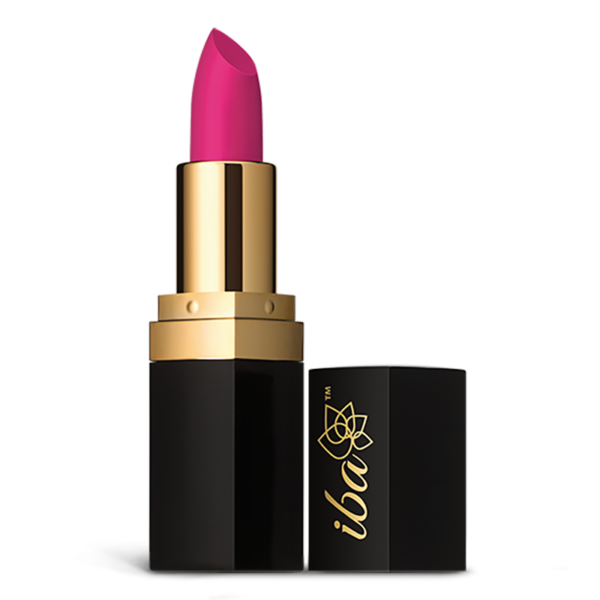 Iba Pure Lips Long Stay Matte Lipstick-M12 Pink Orchid, 4 g
