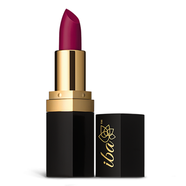 Iba Pure Lips Long Stay Matte Lipstick- M04 Wild Magenta, 4 g