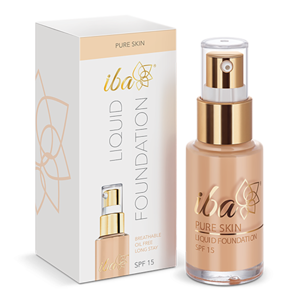 Iba Pure Skin Liquid Foundation-Golden Beige, 30 ml