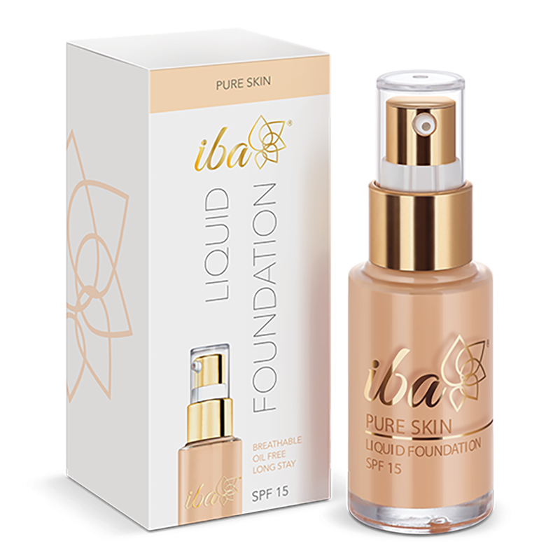 Iba Pure Skin Liquid Foundation-Golden Beige, 30 ml - Image 1