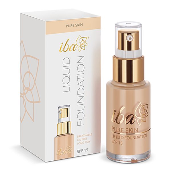 Iba Pure Skin Liquid Foundation-Natural Beige, 30 ml