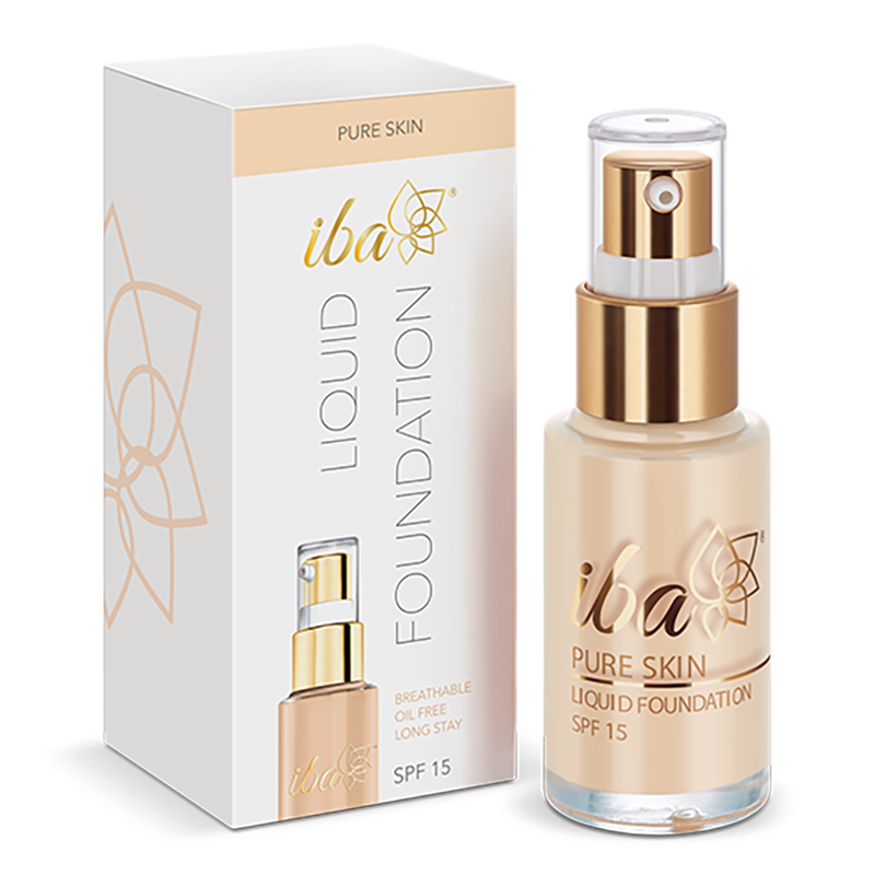 Iba Pure Skin Liquid Foundation-Snow White, 30 ml - Image 1