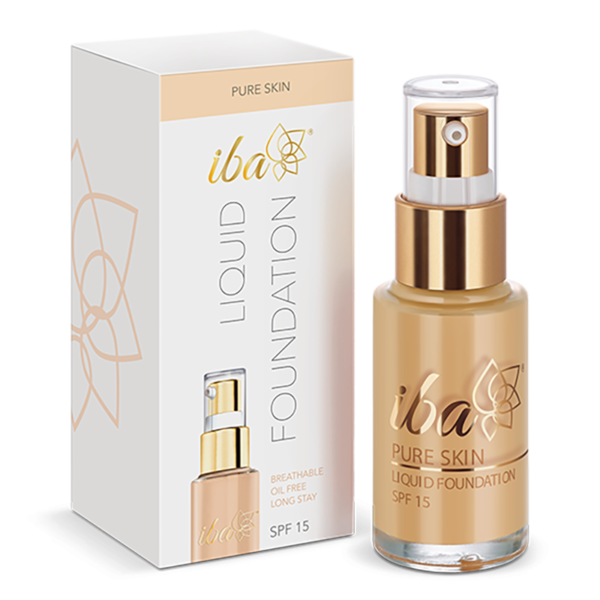 Iba Pure Skin Liquid Foundation-Sun Beige, 30 ml