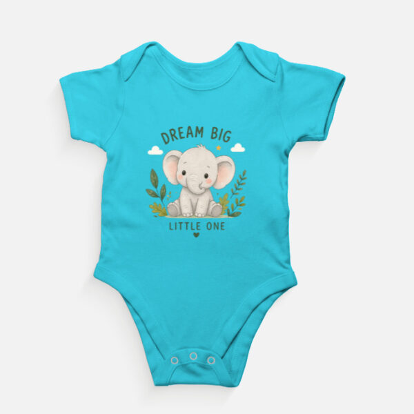 Dream Big Little One – Elephant Baby Romper