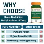 Pure Nutrition Vitamin B12 Methylcobalamin 1500 mcg - Image 2