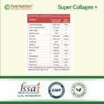 Pure Nutrition Plant-Based Super Collagen+ | Power Blend |Vegan Collagen Support - Image 7
