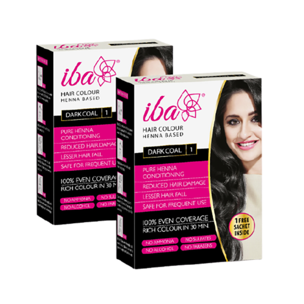 Iba Hair Color – Dark Coal (Pack of 2)