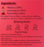 Bouquet Garni Tangy Hibiscus Rosa Herbal Tea – Floral & Tangy Caffeine-Free Infusion - Image 3