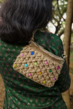 Jute Hand Purse for Women | Eco-Friendly Handmade Sustainable Purse - Image 2