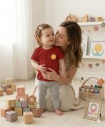VG Wear Mama’s Little Girl Kids Cotton T-Shirt | Cute Floral Graphic Tee for Kids - Image 4