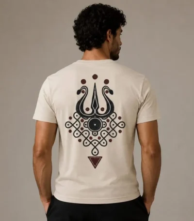 tribal graphic T-shirt for men