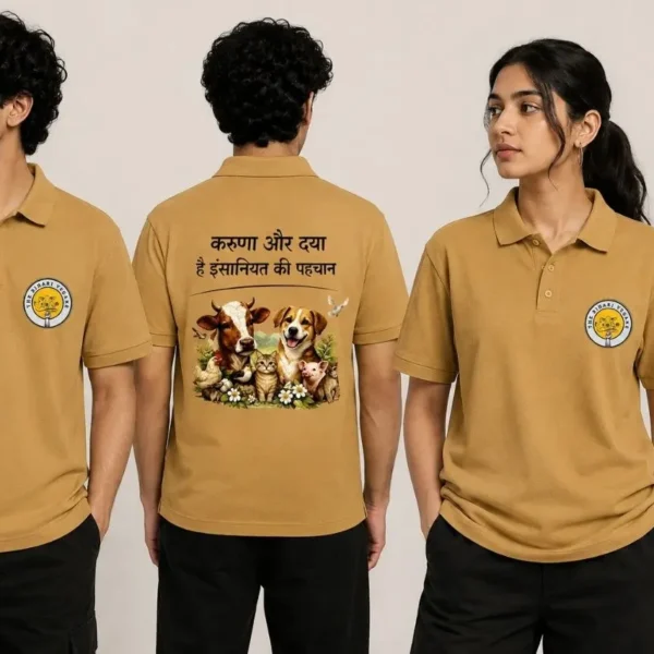 vegan polo T-shirt