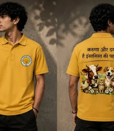 vegan polo T-shirt