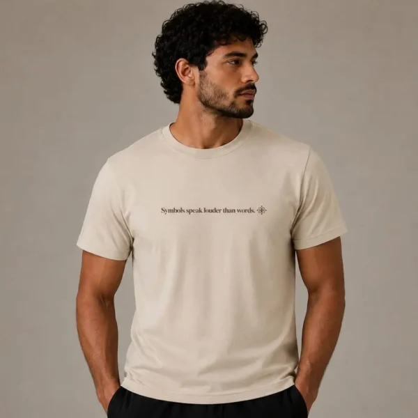 tribal graphic T-shirt for men