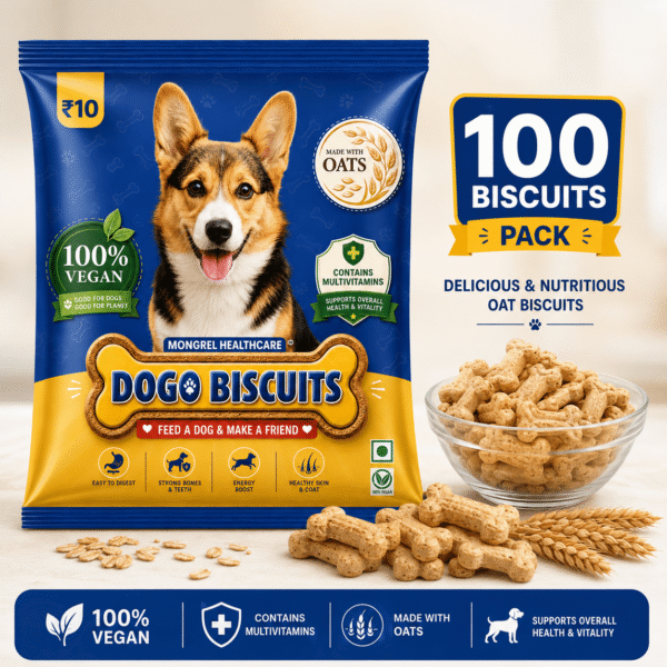 Dogo Vegan Dog Biscuits Pack of 100